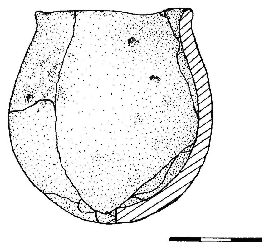 Керамические сосуды раннего железного века (саргатская культура)
