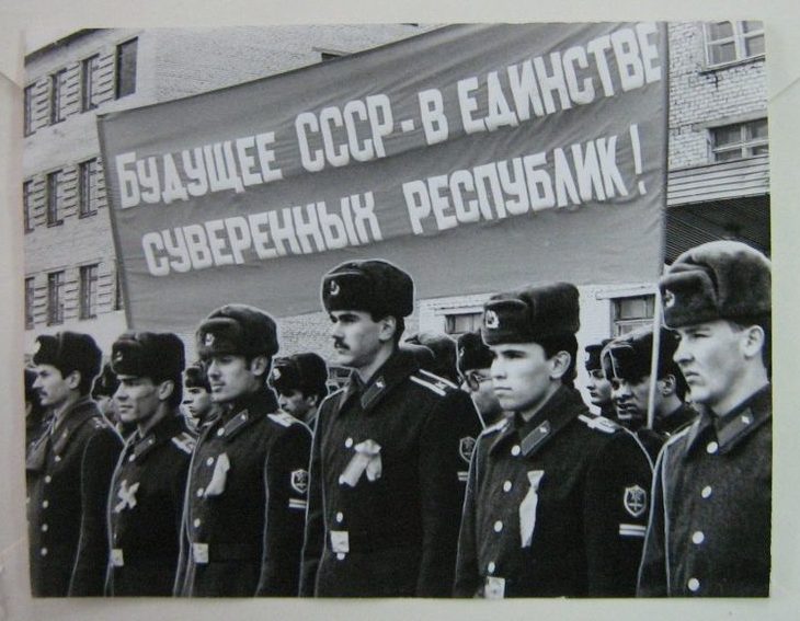 Курсанты КВВПАУ – участники референдума 17 марта 1991 года.